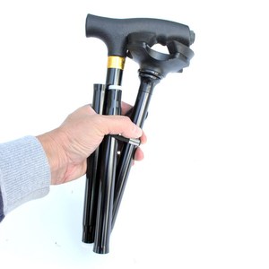 Cleye Folding Four Legged Walking Stick Adjustable Aluminum Alloy For Elderly Hiking Support - Product Image 4