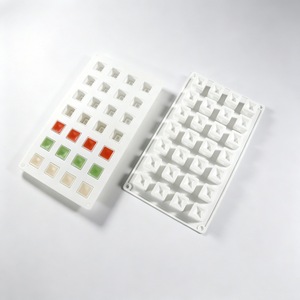 Mini Cube Mousse Silicone Mold 28 Cavity Easy To Unmold Home Baking Tool Cake Mold - Product Image 2