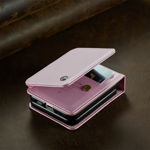Retro PU Leather <span class=keywords><strong>Flip</strong></span> Cover portafoglio Slot per schede custodia pieghevole per telefono con cavalletto per Samsung Galaxy Z <span class=keywords><strong>Flip</strong></span> <span class=keywords><strong>5</strong></span> - Product Image 6