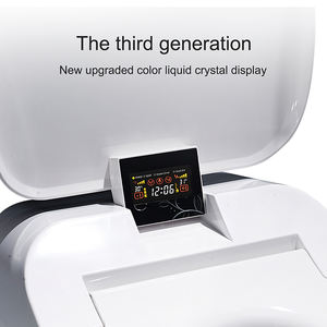 <span class=keywords><strong>Toilette</strong></span> intelligente et automatique en céramique, salle <span class=keywords><strong>de</strong></span> bain, <span class=keywords><strong>toilette</strong></span> dorée, avec bidet, 1 pièce - Product Image 4