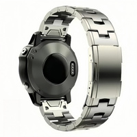 Tali Jam Tangan QuickFit Titanium Alloy 22mm 26mm untuk Garmin Fenix 5 5X 5X Plus 6 6X 6X Pro 7 7X Instinct 1 2 Tali Pengganti