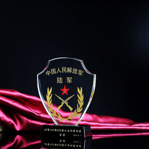 Trofeo in Cristallo Personalizzato per Sublimazione, Premi d'Onore per Poliziotto e Militare in Pensione, Trofeo e Medaglie in Cristallo per Souvenir - Product Image 4