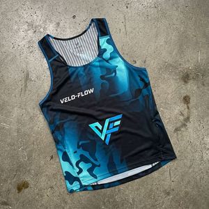 Débardeur Vert Décontracté pour Homme, Broderie Machine, Sans Manches, Coton Lourd 100%, Idéal Fitness et Gym - Product Image 1