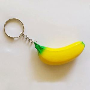 Porte-clés en mousse PU en forme de banane anti-stress personnalisé avec logo pour cadeaux promotionnels et souvenirs - Product Image 4