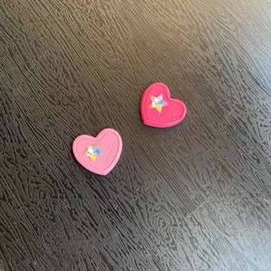 سحر فاخر على شكل قلب وردي بلينغ معدني جذاب لصندل الأحذية Diy سحر الديكور - Product Image 5