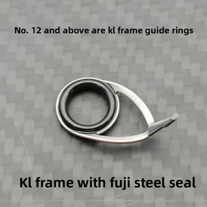 Anneau de guidage en céramique en acier inoxydable FUJI type KT pour canne à pêche à la ligne, accessoires de canne à action frontale, réparation de canne à pêche japonaise authentique - Product Image 3