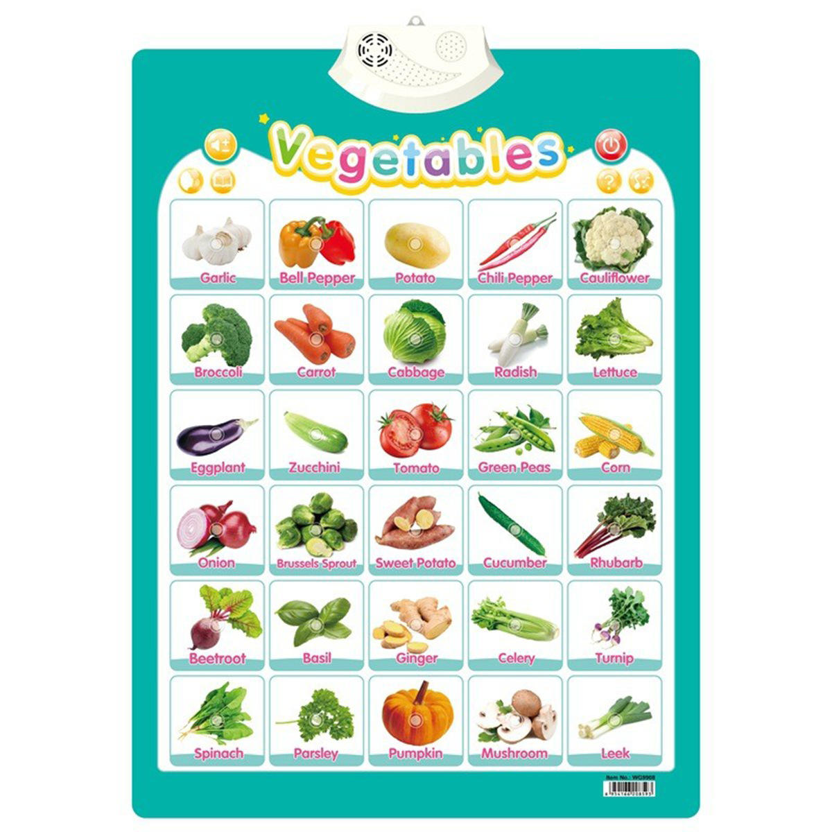 Verduras (sin pilas) Sólo en inglés