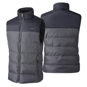 <span class=keywords><strong>Chaleco</strong></span> <span class=keywords><strong>acolchado</strong></span> calentado alimentado por batería con 11 zonas calentadas Clima frío y actividades al aire libre Chaqueta térmica <span class=keywords><strong>sin</strong></span> mangas para hombres - Product Image 2