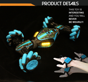 Auto Telecomandata con Controllo Gestuale, Fuoristrada Acrobatico a Doppia Faccia con Funzione di Rotazione e Arrampicata - Product Image 4