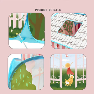 Décoration de Noël, tente de camping pour enfants à montage rapide, tente automatique pop-up pour enfants - Product Image 3