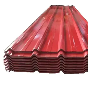 Tôle de toit ondulée de couleur de tuile, tôle de toit en métal galvanisé en bobine