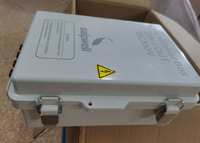 Boîtier de jonction NEMA 4X IP66 en ABS pour instruments électroniques, avec couvercle à charnière, loquet en acier inoxydable, corps gris et blanc, boîte étanche