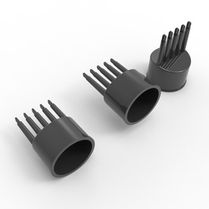 Rỗng 200ml hổ phách Pet nhựa tóc dầu chai với Comb tip nhựa tóc dầu chai bóp Applicator chai với Twist Top cap - Product Image 6