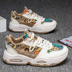 Zapatos Casuales de Lona para Hombre, de Alta Calidad, con Suela Gruesa, Transpirables, que Aumentan la Altura, Tendencia de Moda de Verano y Otoño - Product Image 3