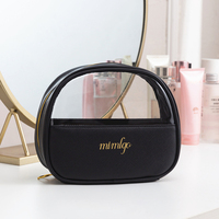 Pochette de Voyage en Cuir PVC Transparent Sur Mesure de Luxe Professionnel, Organiseur de Maquillage et Trousse de Toilette Vente en Gros