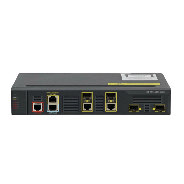 Factory-Direct Fully Managed Enterprise Ethernet Switches 2 Copper 4 1G SFP Ports 1Gbps Transmission Rate-Models ME-3400EG-2CS-A