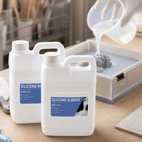 Caoutchouc de silicone autonivelant à prise rapide, haute résistance, facile à utiliser, anti-jaunissement, transparent, pour moulage DIY et loisirs créatifs