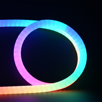 Bande de Led Flexible Néon 14W Rgbw Lumière 24V 360 Luminescence Uniforme Rgb 200M 20Mm Rouleau de Bande Flexible Néon