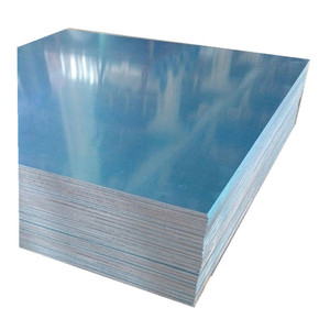 Haut plat de tôle d'acier d'alliage d'aluminium de finition de moulin de dureté avec le film bleu de PVC protégé - Product Image 6