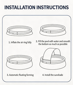 <span class=keywords><strong>Piscine</strong></span> gonflable personnalisée pour adultes, structure profonde, idéale pour l'entraînement de natation – Vente chaude en Chine - Product Image 5