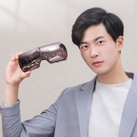 2025 High-Tech Smart IA outil de beauté tête de rouleau thérapie par la lumière rouge Massage à la vapeur pour les yeux masseur des yeux fonction de contrôle de la synchronisation