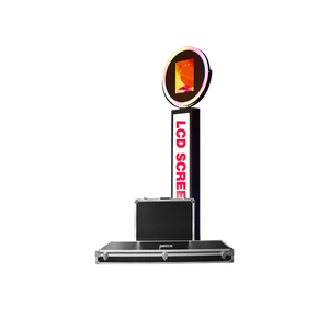 . <span class=keywords><strong>iPad</strong></span> 12.9 RGB Selfie Lichtstatief Live Streaming Booth met Acryl Reclamehouder & Draadloze Afstandsbediening - Product Image 5