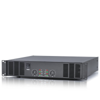 Amplificador de Potencia Profesional de 2 Canales Clase H, 1500W Estéreo, Metálico, Montaje en Rack 2U, Duradero, Portátil, Sistemas de Sonido Envolvente