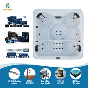 Baignoire gonflable de massage, tourbillon en acrylique, <span class=keywords><strong>piscine</strong></span> au-dessus du sol, massage, SPA - Product Image 2