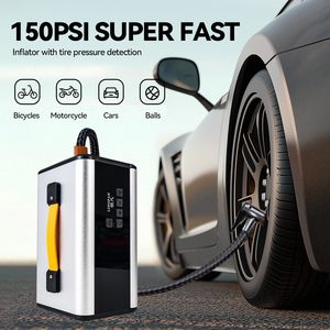 <span class=keywords><strong>6</strong></span> en <span class=keywords><strong>1</strong></span> Car Jump Starter Kit Motocicleta Bomba Compresor Batería Booster Jump Start Banco de energía Car Jump Starter con Inflador de neumáticos - Product Image 3