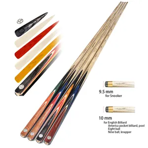 CRICAL 3/4 Snooker Cue 9.5/9.8mm Tip Ash Wood Shaft Solid Wood