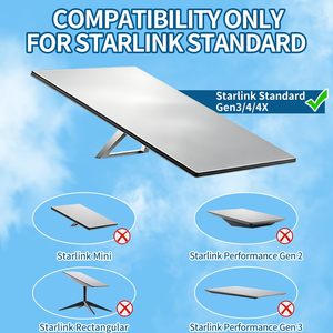 Kit de montage mural et de toit réglable en gros pour <span class=keywords><strong>antenne</strong></span> satellite extérieure Starlink Gen 3 V4 robuste - Product Image 4