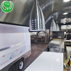 مقطورة مطعم متنقلة مجهزة بالكامل شاحنة طعام لمصنع النبيذ لتقديم الطعام مع مقطورة برغر قهوة - Product Image 3
