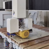 Machine de découpe de pierre à pont 4+3 axes ZEUS, moteur 15KW+7.5KW, scie de découpe CNC, façonnage, perçage, boîte de vitesses à roulements haute précision