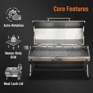 <span class=keywords><strong>Horno</strong></span> Rotatorio Automático <span class=keywords><strong>de</strong></span> Acero Inoxidable <span class=keywords><strong>de</strong></span> Grado Alimenticio Personalizado para Asar Cordero Entero, <span class=keywords><strong>Barbacoa</strong></span> Comercial para Exteriores <span class=keywords><strong>con</strong></span> Certificación CE RoHS OEM - Product Image 5