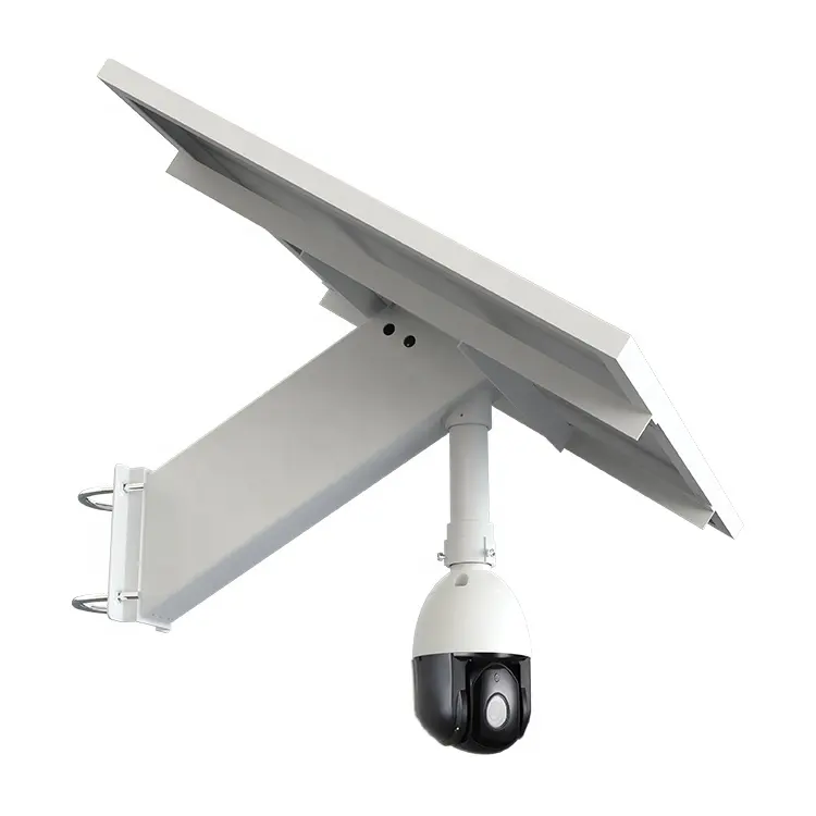빠른 설치 그리드 태양 광 시스템 60W 태양 에너지 공급 CCTV 카메라