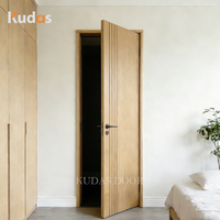 Porte en bois MDF moderne avec isolation acoustique et surface finie pour maison, appartement, chambre