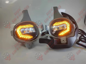 Luces LED de Circulación Diurna para <span class=keywords><strong>Toyota</strong></span> <span class=keywords><strong>Hilux</strong></span> Vigo 2005 <span class=keywords><strong>2006</strong></span> 2007, <span class=keywords><strong>Faros</strong></span> <span class=keywords><strong>Antiniebla</strong></span> con Señal de Giro Secuencial DRL - Product Image 4