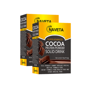 Kutu ambalajında yetişkinler için en çok satan organik kakao aromalı bitki proteini tozu tatlı tadı besin takviyesi - Product Image 4