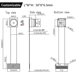 Módulo de Cámara OV7725 STM32 ESP32 para Microcontroladores, Bajo Ruido, 0.3MP, Terminales de Pago con Código QR, Interfaz MIPI - Product Image 2