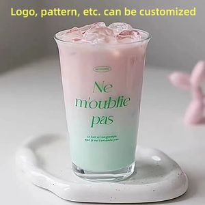 Gobelet en verre à café glacé Cappuccino expresso personnalisé tasse à <span class=keywords><strong>pinte</strong></span> de blé 350ml tasse à café en verre non ionique - Product Image 2