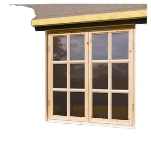 工場販売者高級木製窓プロサプライヤー無垢材窓木製窓フレームデザイン