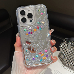 Coque de téléphone portable à motif diamant papillon <span class=keywords><strong>3</strong></span> en 1 de haute qualité pour Redmi 13 13C Note13 4G - Product Image 5
