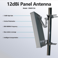 Antena de Panel UHF RFID de 860-960 MHz, Polarización Circular, Alta Ganancia, para Gestión de Inventario y Seguimiento de Activos en Almacenes