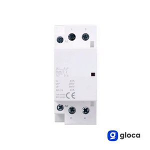 Contacteur AC Gloca sur rail DIN 2P 40A 250V 50Hz pour automatisation industrielle - Product Image 3