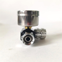 Manomètre à air de 1/8 pouces Npt 0-60 Psi manomètre hydraulique pour peinture automobile 1.5 pouces manomètre de pression de compresseur d'air à montage arrière