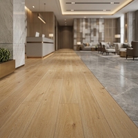 Parquet en chêne clair blanchi, stratifié, résistant à l'eau, facile à poser, moderne, pour usage domestique