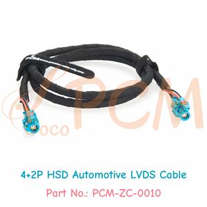 汽车线束原装安费诺4 + 2p母对母LVDS视频电缆兼容罗森伯格HS D 99K11D-1D5A5-Z - Product Image 2