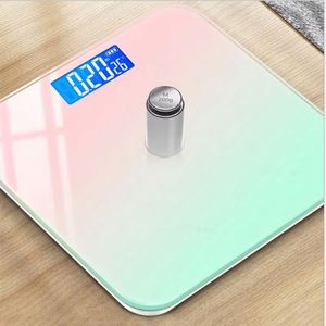 Báscula Electrónica Inteligente con Pantalla LCD a Color Graduado, Báscula Digital de Vidrio para Medir el Peso Corporal - Product Image 3