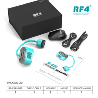 Probador de cortocircuito de cámara térmica de espectro dual infrarrojo RF4 2 en 1 4K para microscopio, herramienta de reparación de fallas de placa PCB