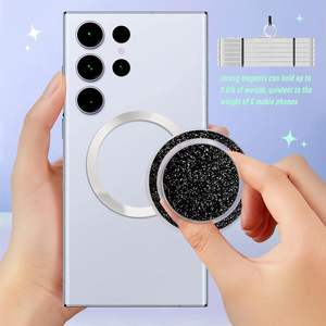 Poignée de téléphone magnétique flexible personnalisée à rotation 360° avec aimant PC+N52 pour prise universelle 17/16/15 (5-8) - Product Image 2